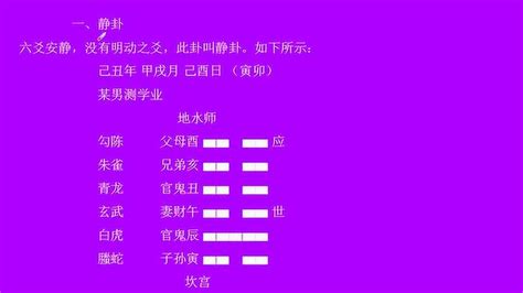 六掛|六爻基礎知識系列教程——六爻裝卦法